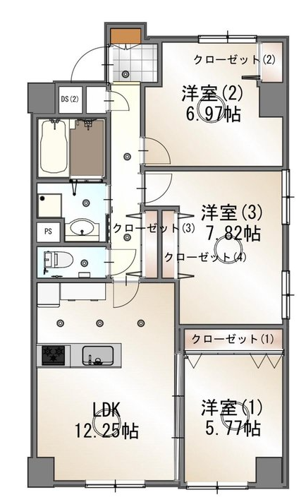 (間取) (間取)