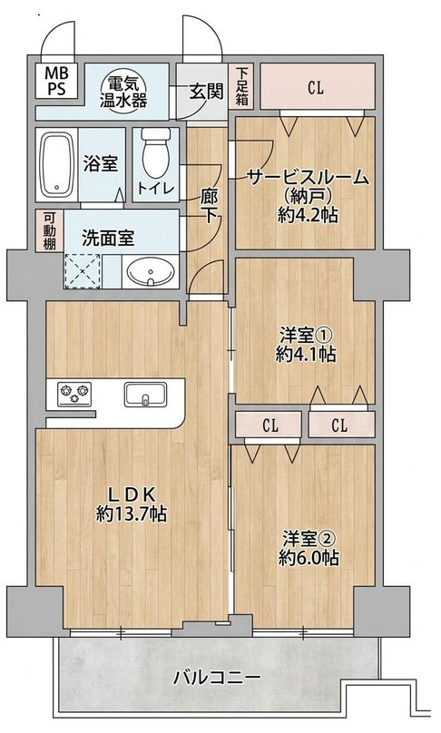 (間取) (間取)