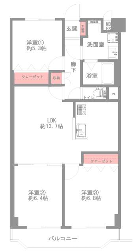 (間取) (間取)