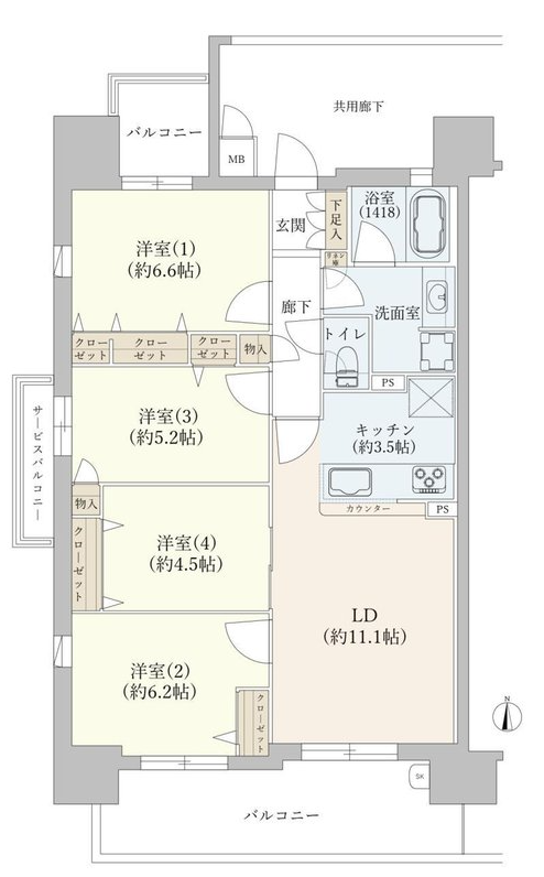 (間取) (間取)