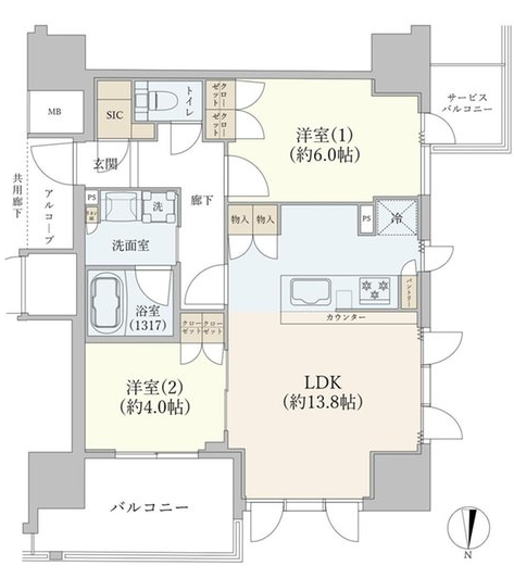 (間取) (間取)