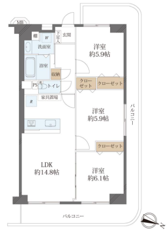 (間取) (間取)