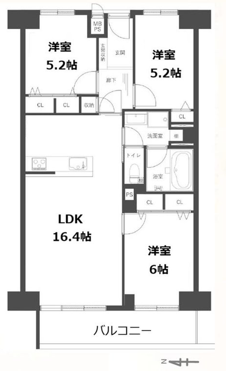 (間取) (間取)