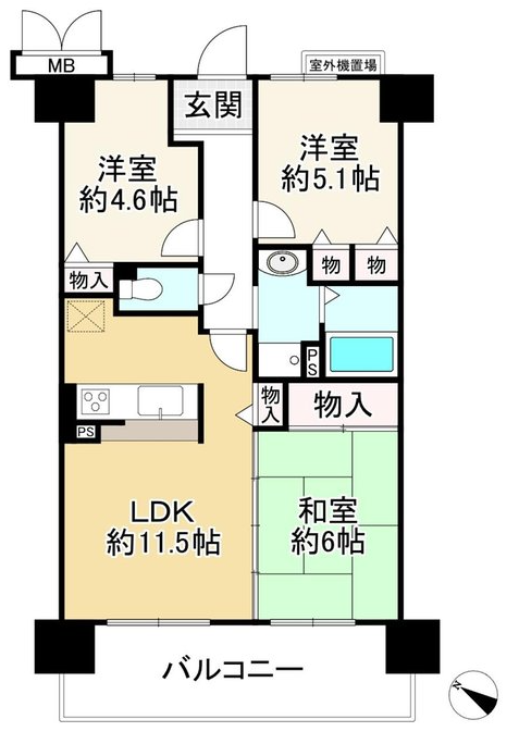 (間取) (間取)